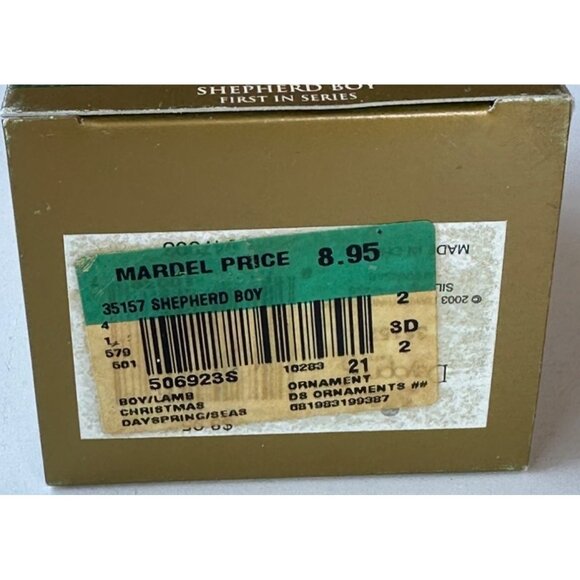 DaySpring Christmas Celebration Collection Shepard Boy First Series Ornament - Picture 12 of 12